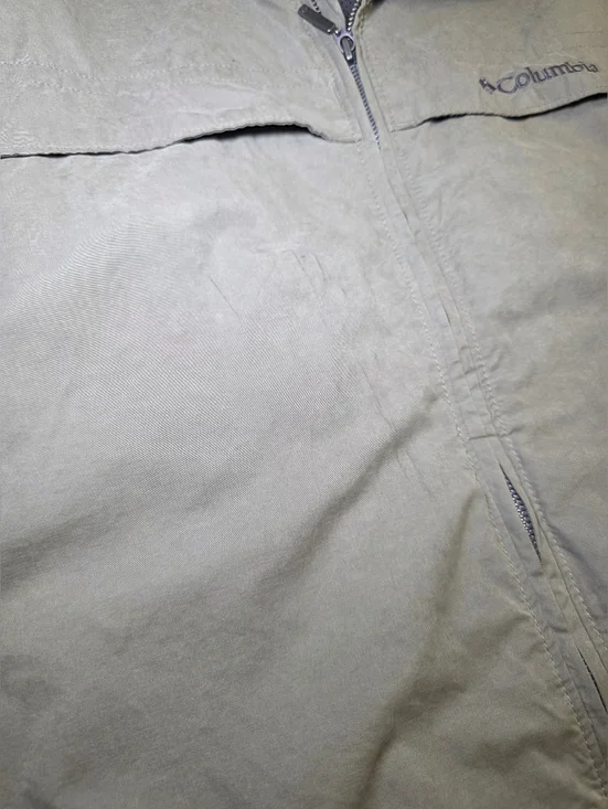 Columbia Lightweight Outdoor Windbreaker Jacket Zip Front- Men's Size XL Olive - Picture 6 of 15